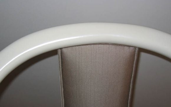 Pair of Lacquered Dynasty Chairs by Louis Maslow 2