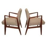 Pair Jens Risom Arm Chairs