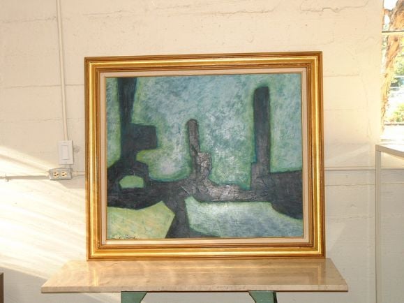 Abstract Emile Girard Painting