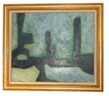 Abstract Emile Girard Painting