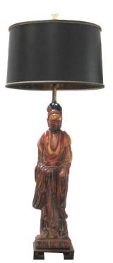 Vintage Federick Cooper Asian Figure Lamp