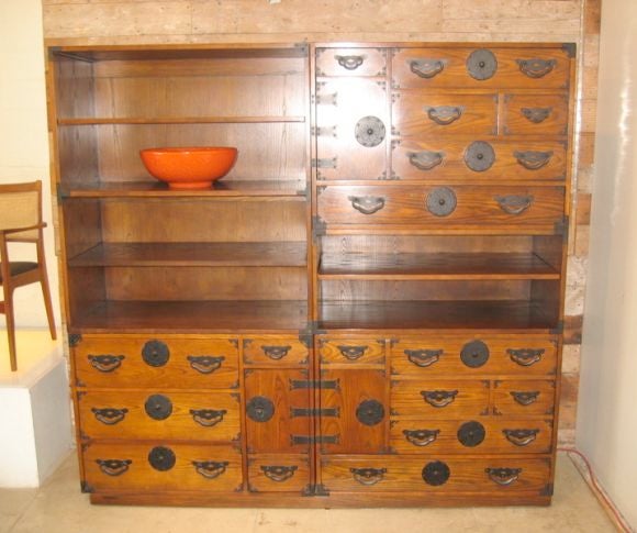 Mid-20th Century Baker Modern Tansu Cabinet