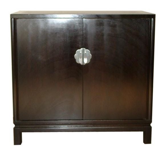 Ebonized Asian Cabinet