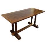 Italian Parquetry Top Sofa or Console Table