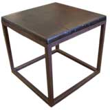 Walnut 
Iron Side or Coffee Table