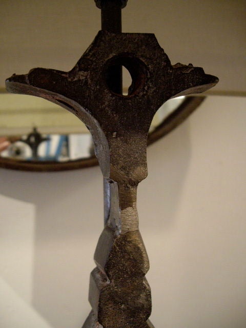 Pair of Iron Lamps