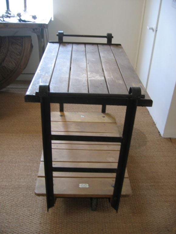 Industrial  Belgian Trolley In Good Condition In Culver City, CA