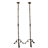 Antique Pair Italian Candle Stands