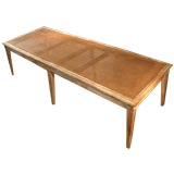 Painted 19th Century Cane Bench