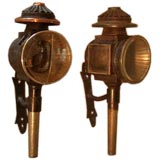 Pair 19th Century European Carriage Lanterns
