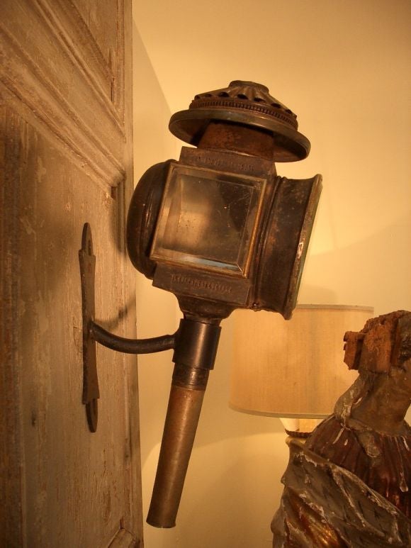 French Pair 19th Century European Carriage Lanterns