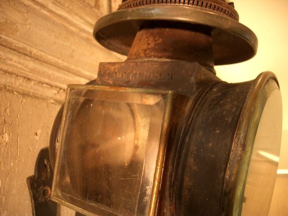 Pair 19th Century European Carriage Lanterns 2