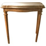 French 18c Louis XVI Period Marble Top Console