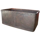 Fantastic 19th Century Riveted Iron Trough/Planter