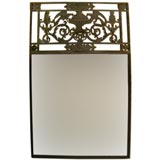 Large Wrought Iron Architectural Mirror