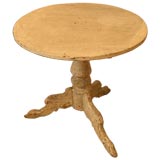 Swedish 19th Century Round Side Table
