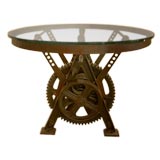 Iron and Glass Table