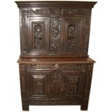 French 18c Provincial Buffet a Deux Corps