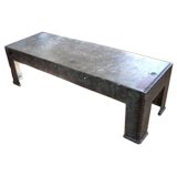 Galvanized and Riveted Coffee Table