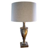 Italian Silver Leaf Lamp