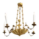 Northern Italian Carved 
Gilt Wood Chandelier