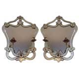 Pair of Venetian Mirror Sconces