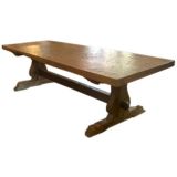Massive Hand-Hewn Spanish Dining Table
