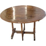 Round Wine Tasting Table
