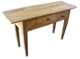 Cherry Wood Two Drawer Console Table Cherry Wood Two Drawer Console Table