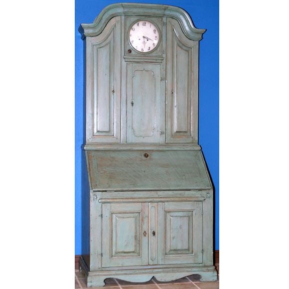 Secretaire with Clock