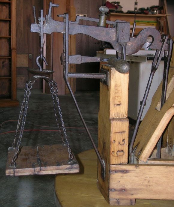 19th Century Commercial Scale, Sweden 1867 For Sale