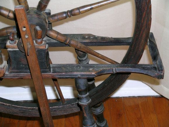 18th Century and Earlier 18th Century Danish Spinning Wheel