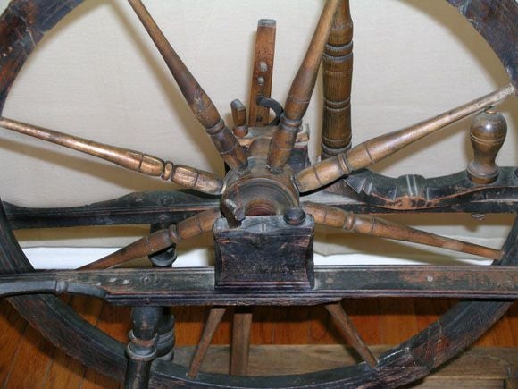 18th Century Danish Spinning Wheel 1