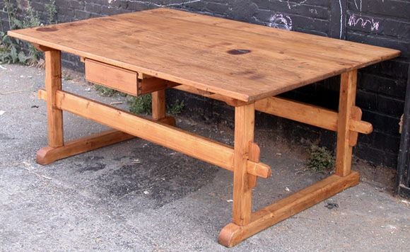 antique trestle table for sale