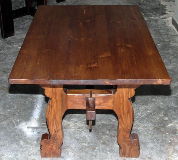 Country Trestle Table, Refectory Table For Sale