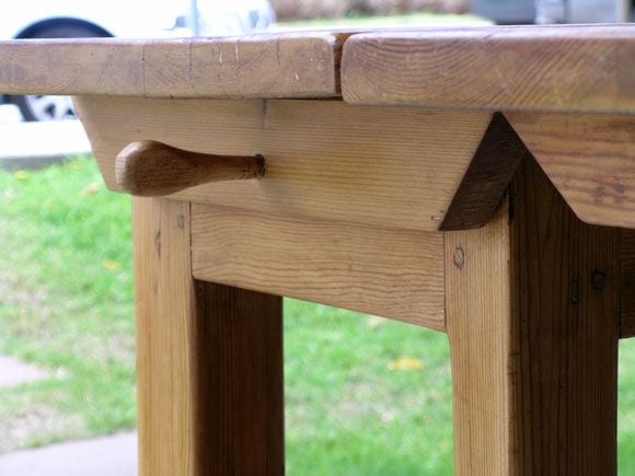 Pine Swedish Drop Leaf Gate Leg Table For Sale