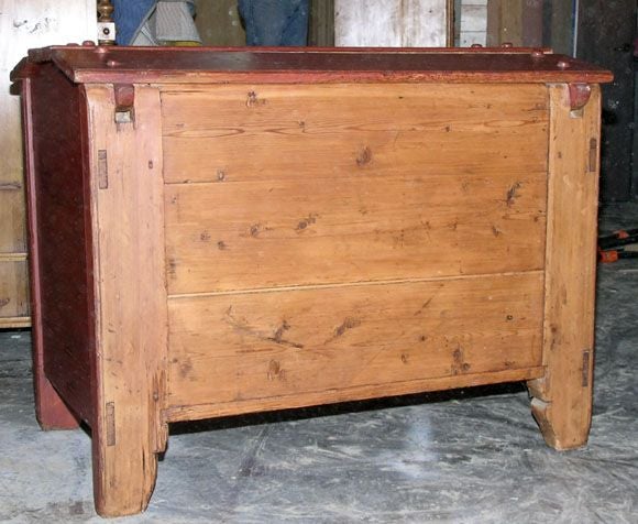 Pine Hope Chest or Dowry Chest dated 1869