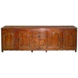 Antique Louis XV sideboard in cherrywood. Large!