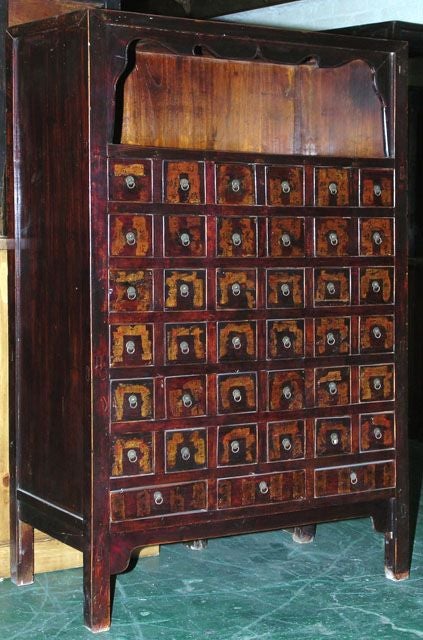 Chinese Apothecary Chest with 39 Drawers