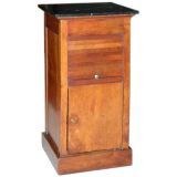 Charles X Bedside Cupboard, walnut