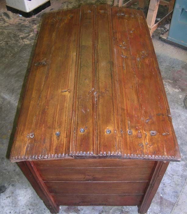 Pine 18th Century Dowry Chest For Sale
