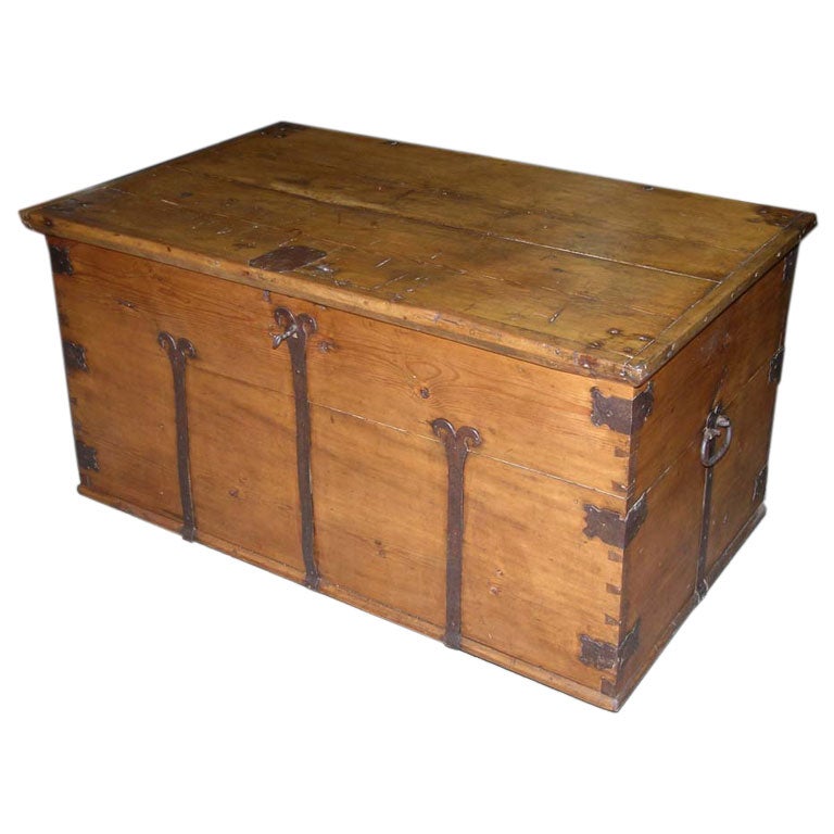 Large Antique Hope Chest, Blanket Box