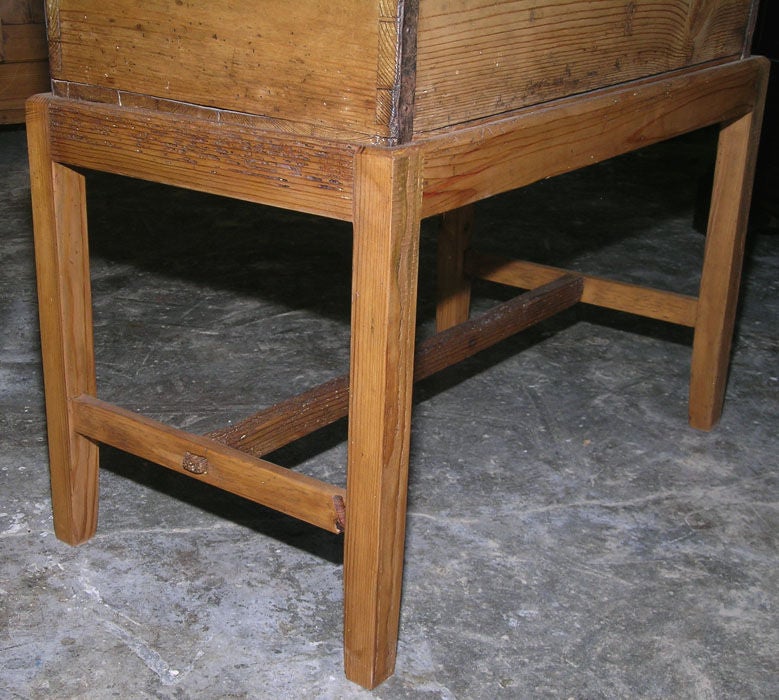 19th Century Journeyman's Chest on a Stand