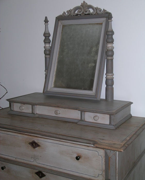 Swedish Antique Vanity Dresser in Gustavian Style For Sale