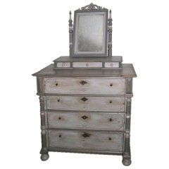 Antique Vanity Dresser in Gustavian Style 7