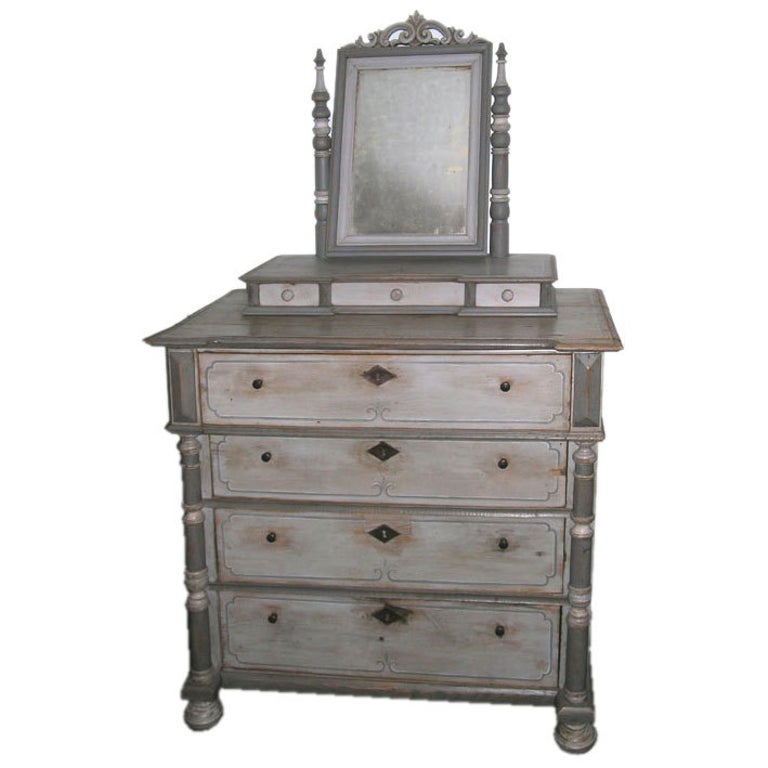 Antique Vanity Dresser in Gustavian Style For Sale at 1stdibs