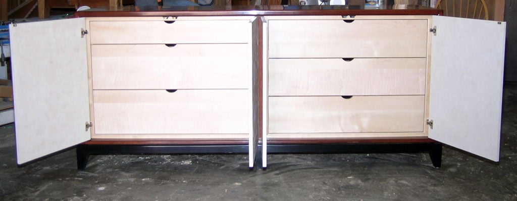 American Mid-Century Style Sideboard by Petersen Antiques For Sale