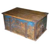 Antique Hope Chest, Dowry Chest dated 1864. Coffee table