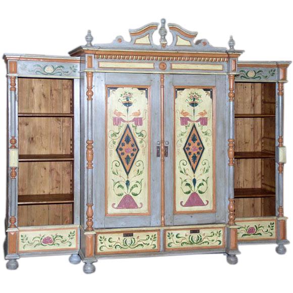 Computer Work Station. Made from two antique armoires!