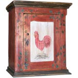 Country Cabinet with Rooster